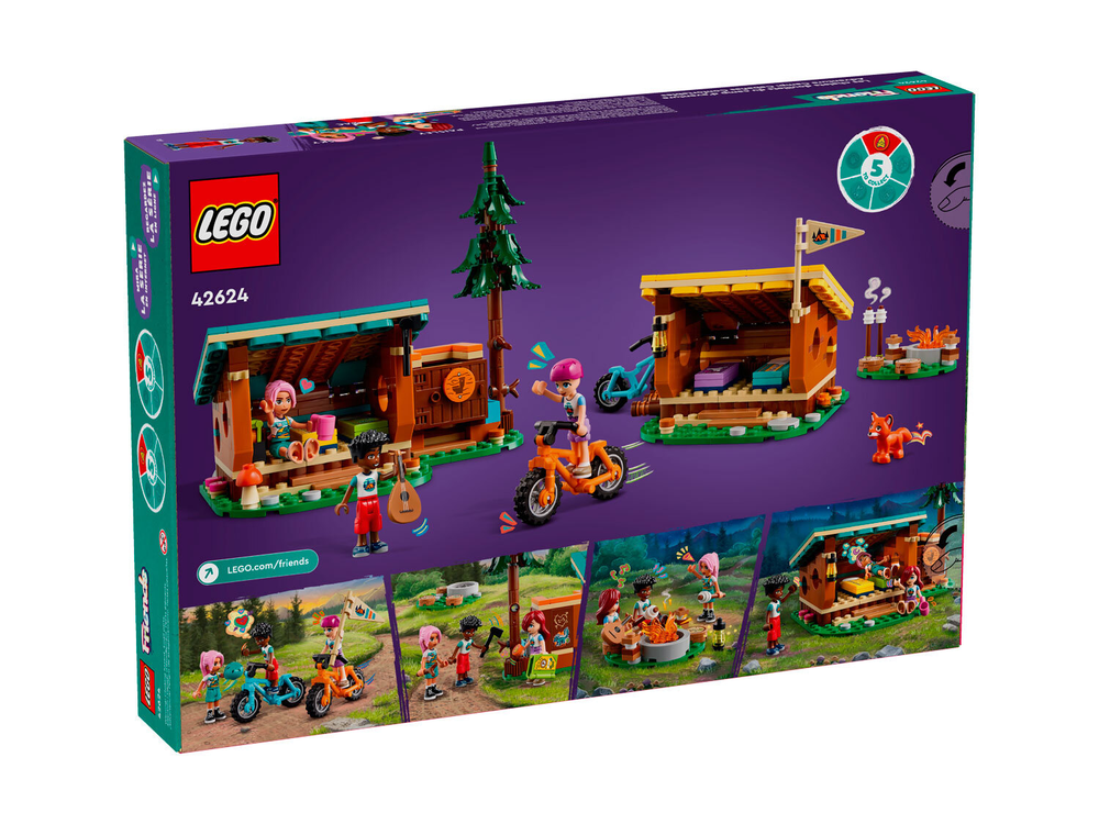 LEGO Friends 42624 «Уютные домики в летнем лагере» — отдых, друзья и приключения