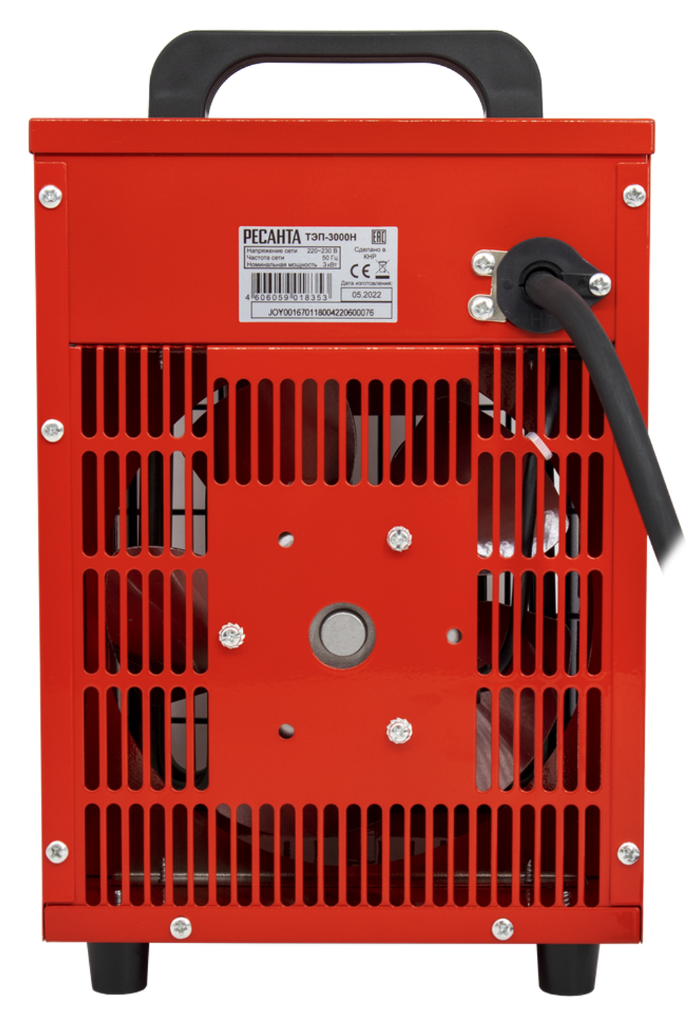 Электрический тепловентилятор РЕСАНТА ТЭП-3000Н - [3 кВт / 220В]