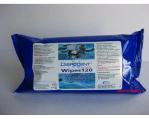 Cалфетки дезинфицирующие, сменный блок, 120шт., Dispodent