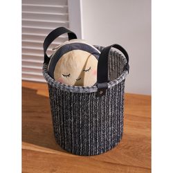 Корзина для хранения Sustainable collection, Ø22х23 см, черная