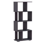 Стеллаж напольный Дален 4 полки 60х30х142 см, серый