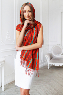 LIGVIANNI Палантин Kerchief Rose