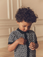 Рубашка с коротким рукавом для мальчика Next B38-662, Черный, Белый