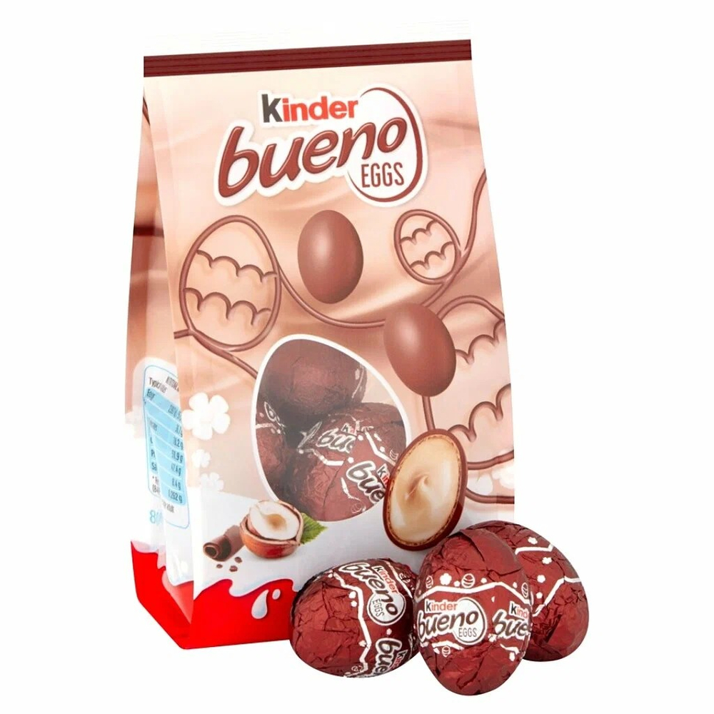 Киндер Bueno Eggs (Шоколадные яйца Киндер Буэно) 80г (21шт)  Германия