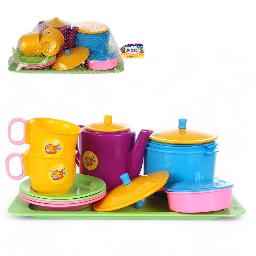 Набор посуды "Обед" (Пластмастер)