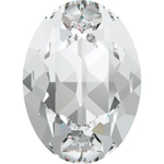 evoli 4120 Oval Fancy Stone - Crystal
