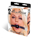 Кляп‑шар Lux Fetish, силикон Ø 4,5 см, регулируемый ремень