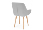 Стул деревянный Woodville Флюид светло-серый (zd 960), светлое дерево