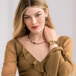 Комплект Coeur de Lion часы и браслет Brown 7672/53-1100