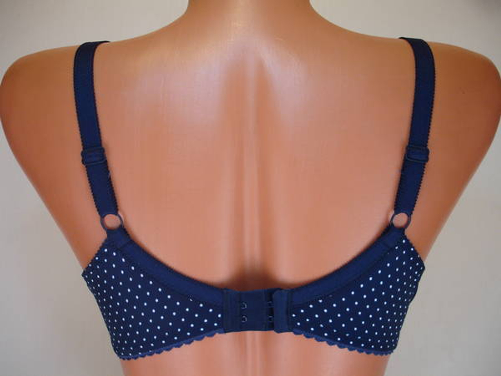 Бюстгальтер 167 синий в горошек