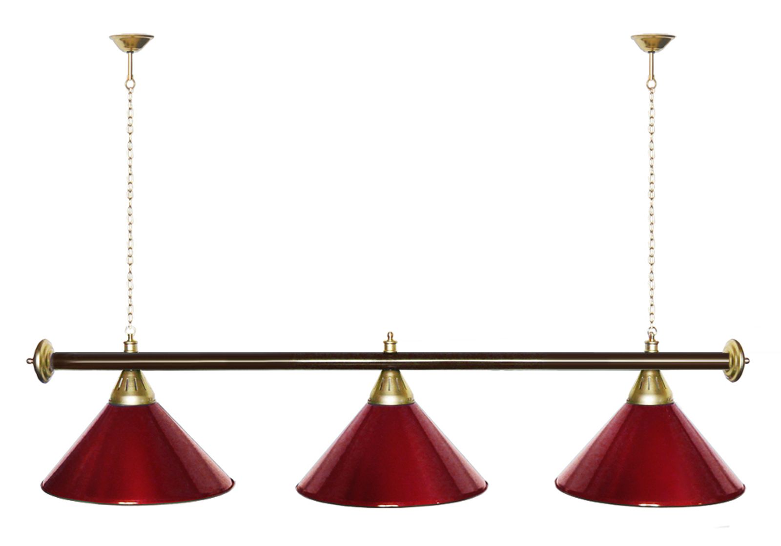 Лампа STARTBILLIARDS 3 пл. (плафоны зеленые,штанга золотая,фурнитура золото) фото №20