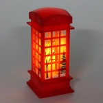 Сувенир с подсветкой «Телефонная будка» 5,2*11,5 см, Красный