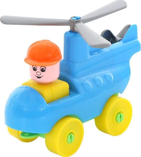 Конструктор "Юный путешественник" - Вертолёт (11 элементов) (в пакете), Артикул:55361