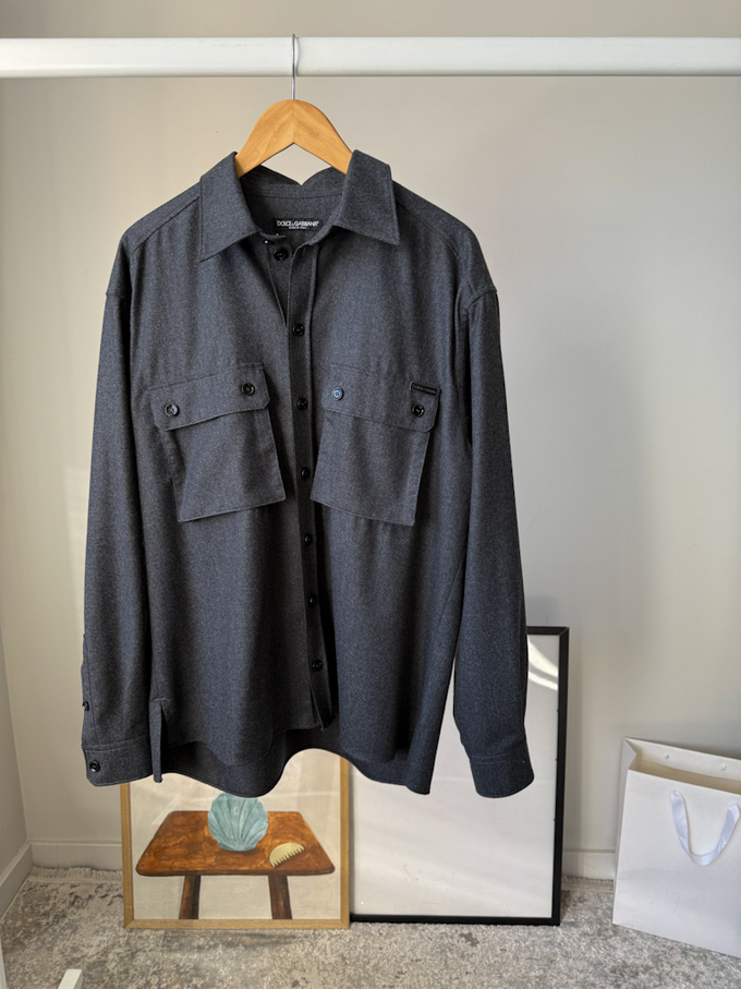 Шерстяная рубашка Dolce & Gabbana, L