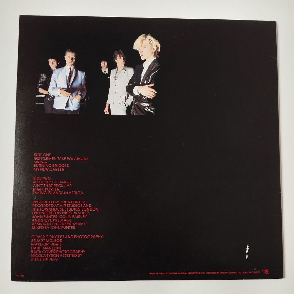 Винтажная виниловая пластинка LP Japan Gentlemen Take Polaroids (Japan 1980)