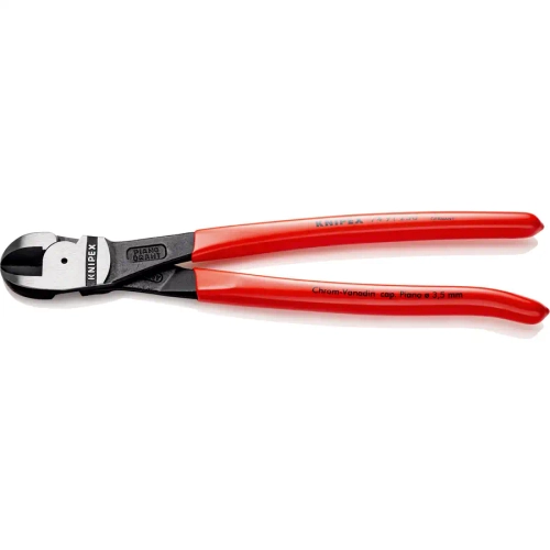 Кусачки боковые повышенной мощности черненые 250 мм Knipex 74 91 250 SB