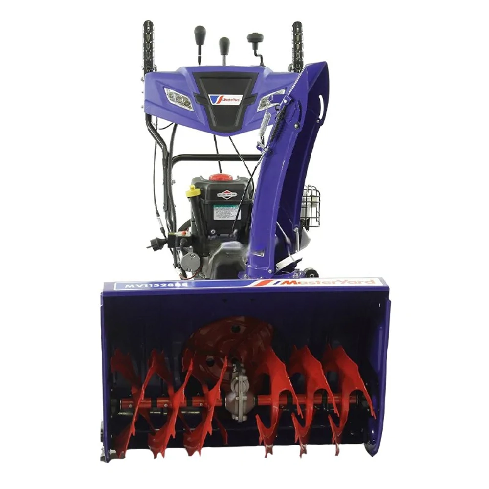 MasterYard MV11528BE снегоуборщик бензиновый 9 л.с, ковш 71 см, выброс 15 м, 6 вперед/2 назад
