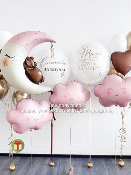 Набор шаров на выписку Тина большой