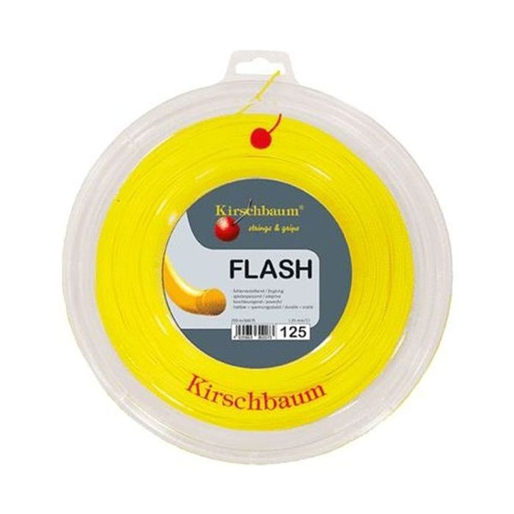 Теннисные струны Kirschbaum Flash (200 m) - желтый