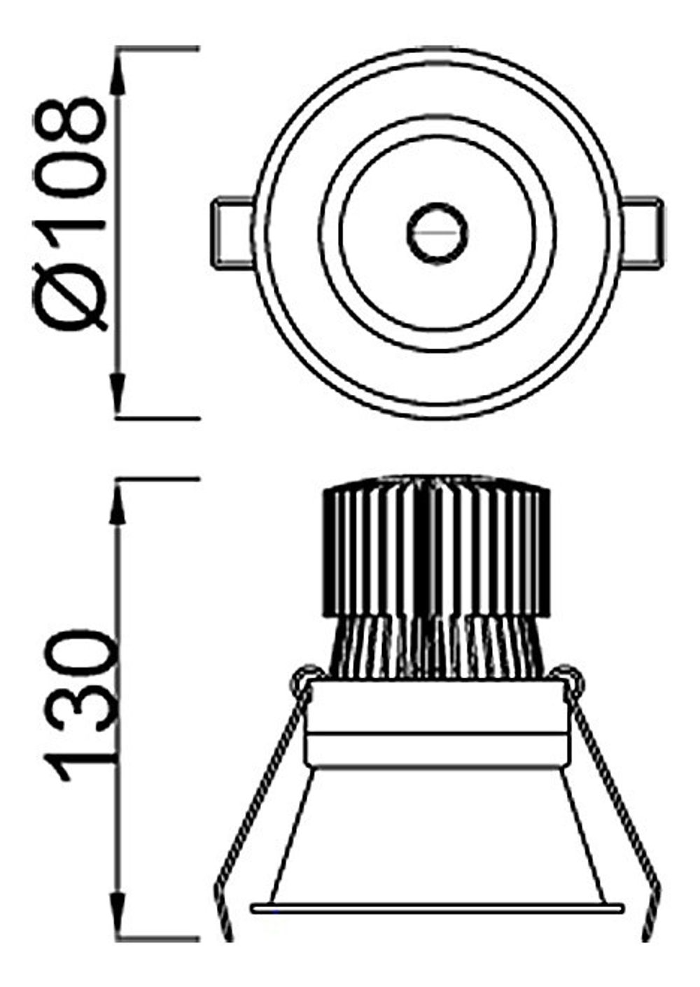 Встраиваемый светильник Mantra Formentera C0073