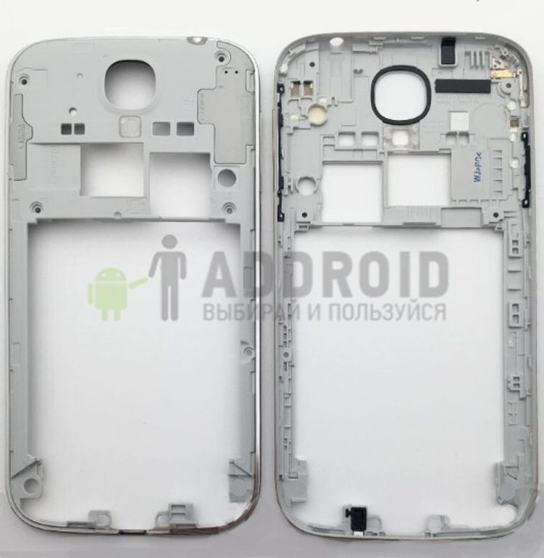 Задняя часть корпуса без крышки на Samsung S4 / i9505 / i337 (Silver)