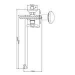 Смеситель для ванны, BOOU, с кран-буксой, хром, BA5318-4-C007-B702