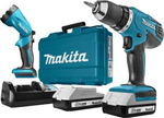 Аккумуляторная дрель-шуруповерт MAKITA DF 457 DWLE DF457DWLE