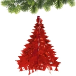 Украшение фольгированное «Волшебная ёлочка» d-40 см, Красный