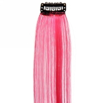 Прядь для волос на заколке «Прекрасные локоны» 50*3 см, розовый