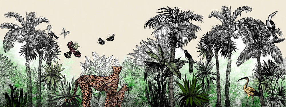 Дизайнерские обои Wall Street Zoo