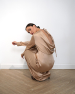 Платье "Утонченная" в песочном