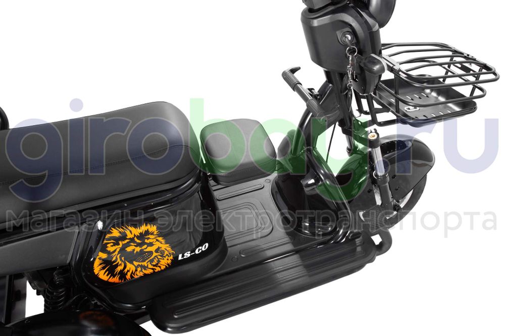 Электроскутер LS-CO A3 1000W (60V/20Ah) - Чёрный фото №18