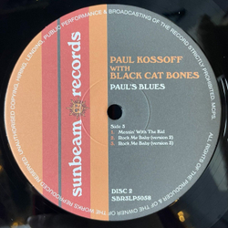 Винтажная виниловая пластинка LP Paul Kossoff With Black Cat Bones Pauls Blues (UK 2008)