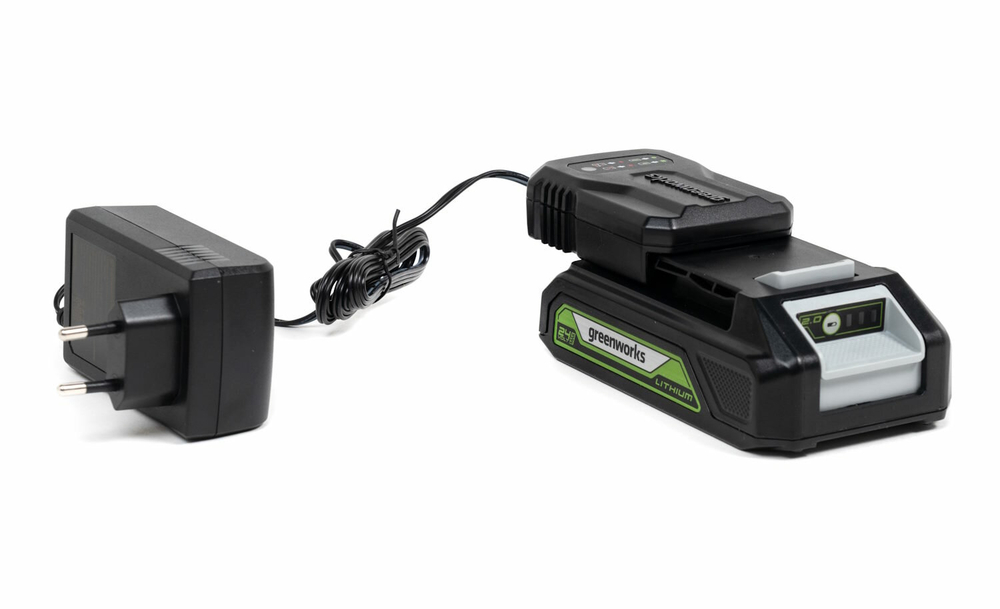 Триммер Greenworks G24LT30 24V 2110407UA (30,5 см) аккумуляторный с 2 Ач аккумулятором и зарядным устройством