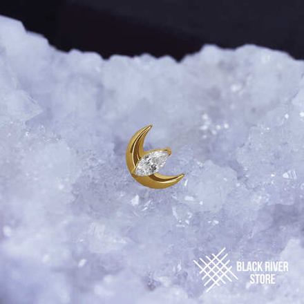 Moonbeam Marquise Crystal PVD Yellow