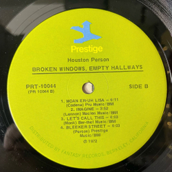 Винтажная виниловая пластинка LP Houston Person Broken Windows, Empty Hallways (USA 1972)