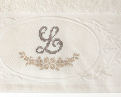 Полотенце 70х140 Devilla Lovely экрю