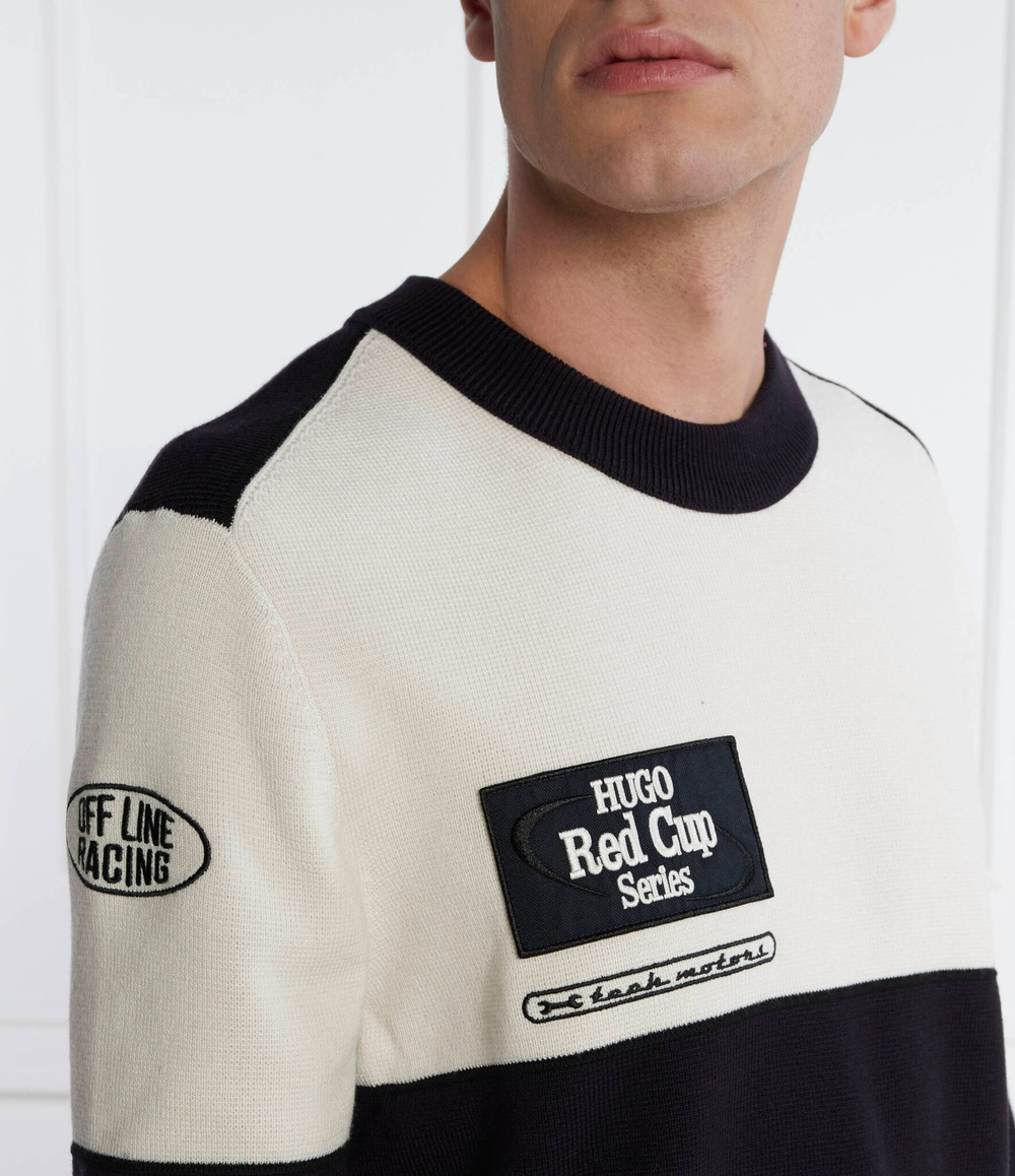 Свитер soccar HUGO - черный(50507655)