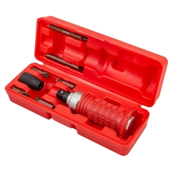 Отвертка ударная с набором бит и адаптером 8пр. FORCEKRAFT FK-5064S