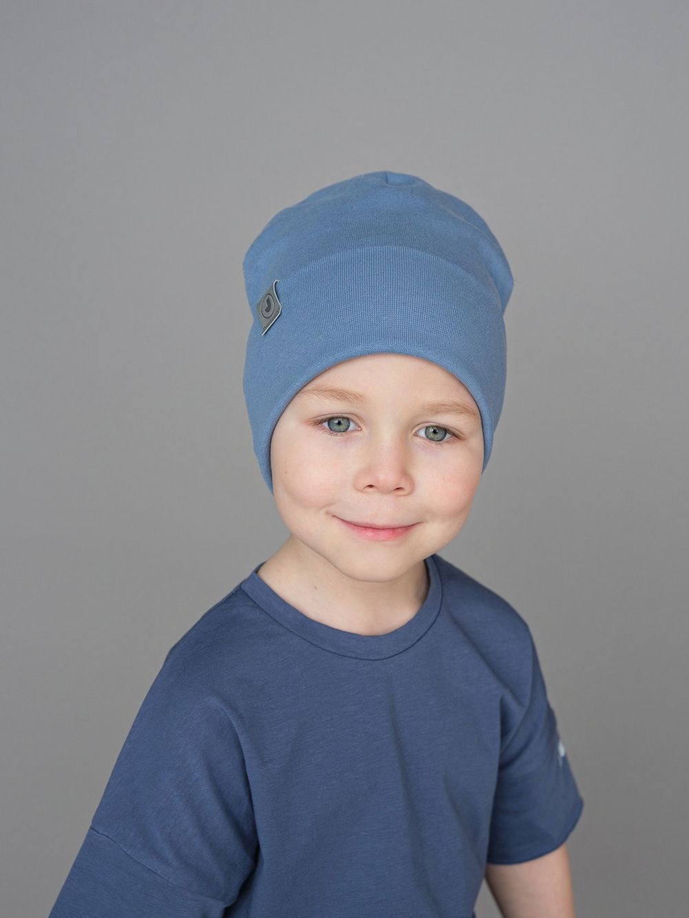 Шапка трикотажная РИО(Джинс)