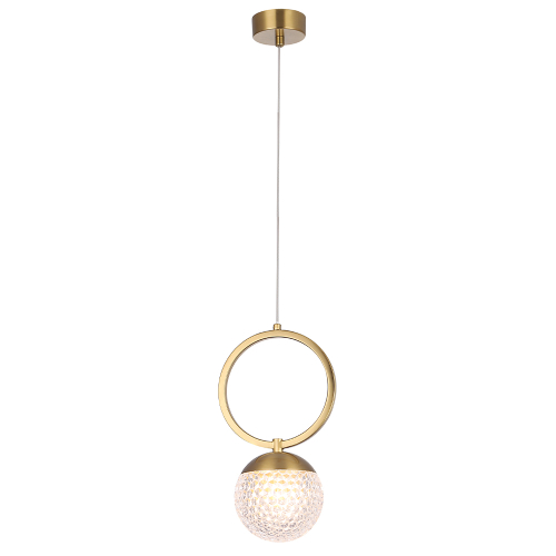 Подвесной светильник Crystal Lux CAROLINA SP1 V1 BRASS