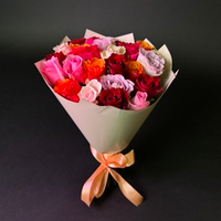 Flower bouquet of 25 Kenyan roses mix