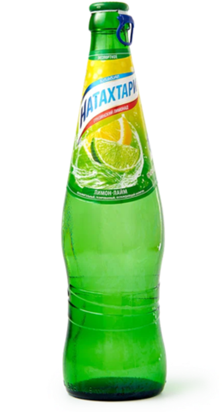 Газированный напиток Натахтари Лимон-Лайм / Natakhtari Lemonade Lemon-Lime 0.5 - стекло