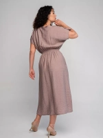 Платье летнее макси с разрезами по бокам