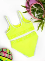 купальник раздельный спортивный с топом для бассейна