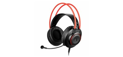 Наушники с микрофон A4TECH G200S USB BLACK +RED
