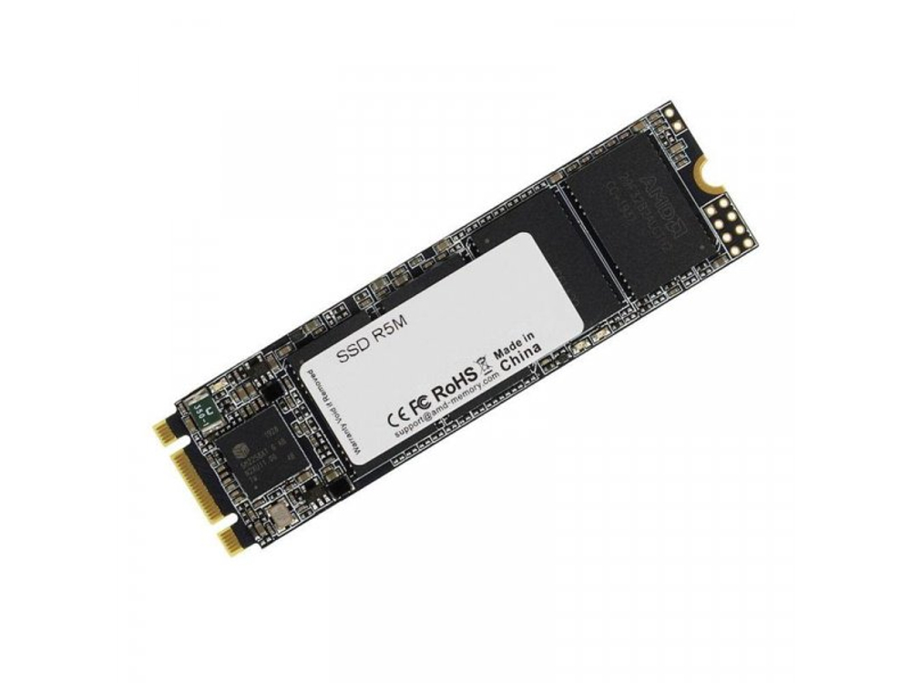SSD накопитель AMD Radeon R5 1ТБ, M.2 2280, SATA III, [R5M1024G8]