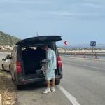 Шорты Смерч #4 Длинные джинсовые Голубые