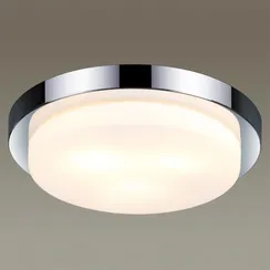 2746/3C DROPS ODL15 508 хром/стекло Н/п светильник IP44 E14 3*40W 220V HOLGER