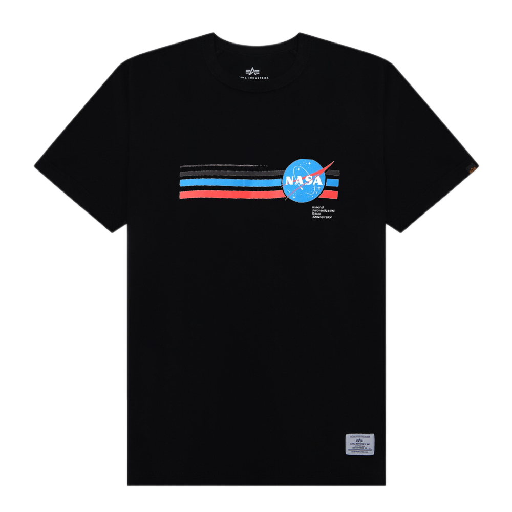 Футболка Alpha Industries Nasa Meatball Logo Blue